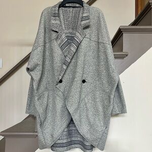 Burton poncho style sweater